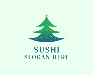 Holiday Christmas Tree logo design