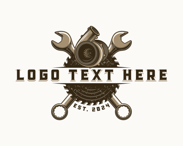 Engine - Engine Automotive Mechanic logo design