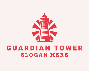 Watchtower - Red Light Tower logo design