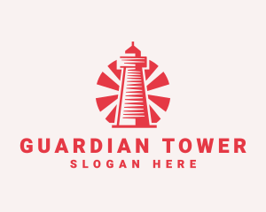 Red Light Tower logo design