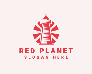 Red Light Tower logo design