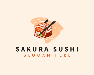 California Roll South Carolina  logo design