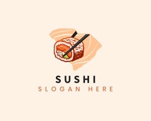 California Roll South Carolina  logo design