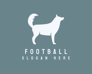 Veterinary - Husky Dog Wolf logo design
