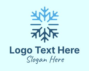 Season - Snowflake Frost Cooling logo design