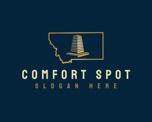 Montana Tourist Spot Monument logo design