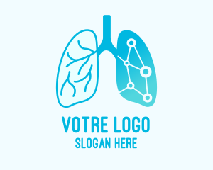 Cancer - Blue Lung Center logo design