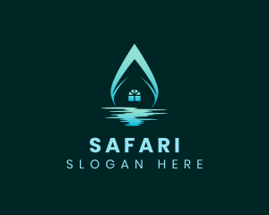 Water Drop - House Water Supply logo design