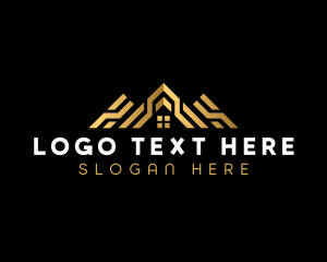 Construction - Premium House Roof Builder logo design