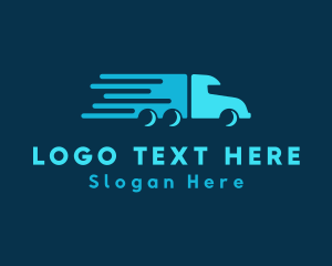 Blue - Express Truck Logistics logo design