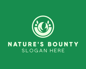 Natural Eco Leaf logo design