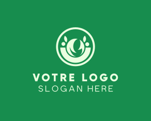 Commercial - Natural Eco Leaf logo design