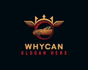 Wings Auto Car Logo