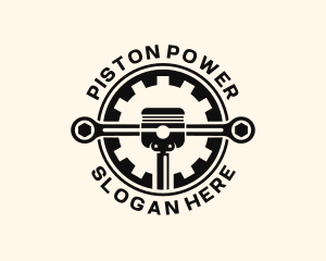 Piston - Piston Auto Repair logo design