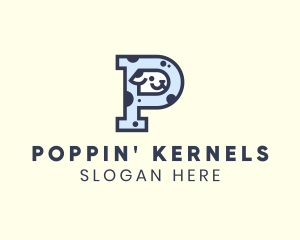 Spotted Cute Dog logo design