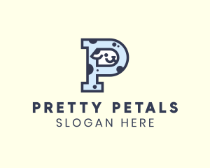 Spotted Cute Dog logo design