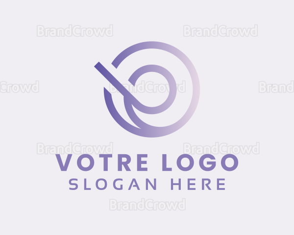 Generic Violet Letter E Logo
