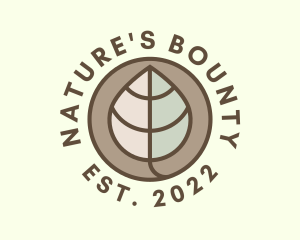 Nature Leaf Badge logo design