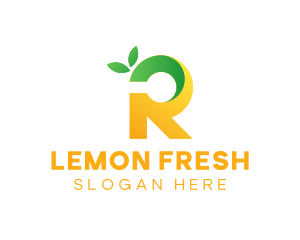 Lemon - Lemon Letter R logo design
