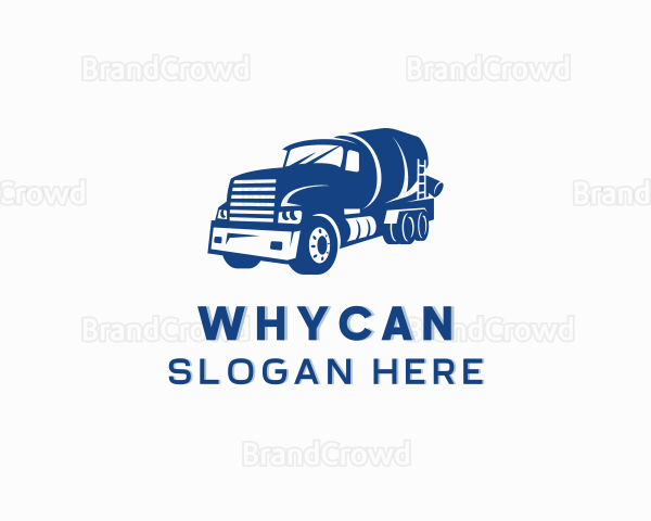 Cement Truck Mixer Logo