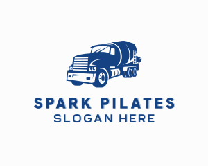 Cement Truck Mixer Logo