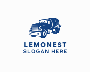 Logistics - Cement Truck Mixer logo design
