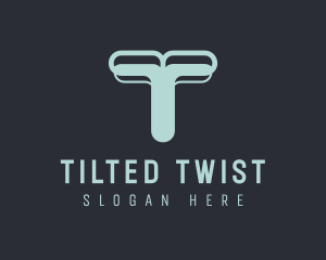 Tech Agency Letter T logo design