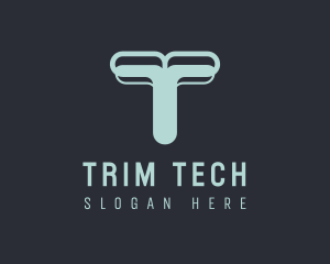 Tech Agency Letter T logo design