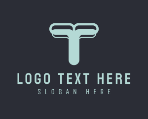 Curvy - Tech Agency Letter T logo design
