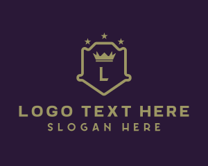 Gold - Shield Crown Law Firm logo design