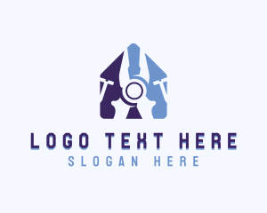 Screw - Pliers Repair Renovation logo design