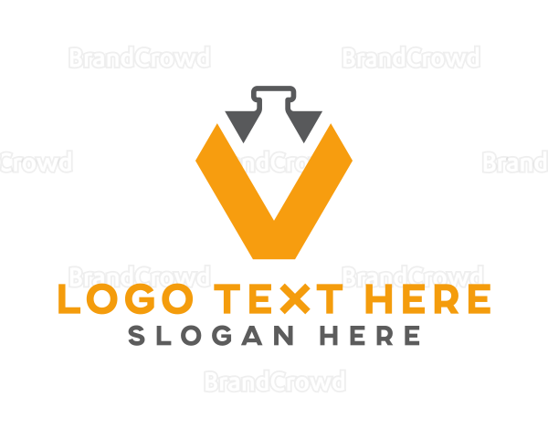 Abstract Vial V Logo