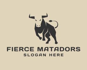 Bullfighting - Bull Animal Bullfighting logo design