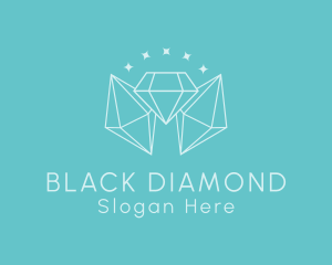 Minimalist Diamond Sparkle logo design