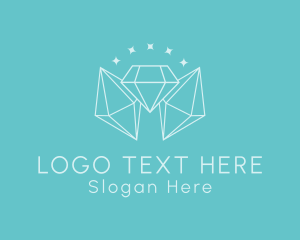 Gemstone - Minimalist Diamond Sparkle logo design