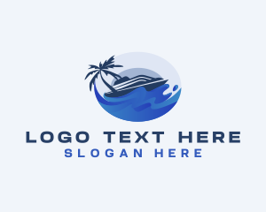 Cruise Ship Travel Logo