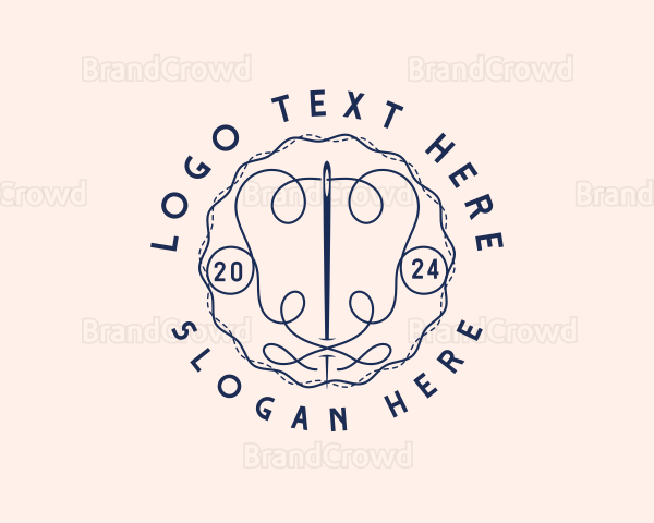 Sewing Needle Thread Logo