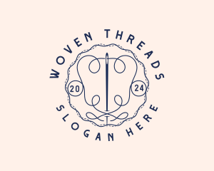 Sewing Needle Thread logo design