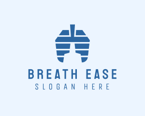 Breathing Lung Healthcare logo design