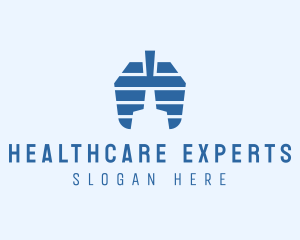 Breathing Lung Healthcare logo design