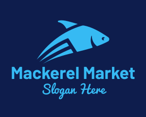 Blue Flying Fish logo design