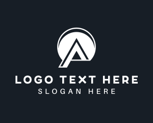 Letter Da - Modern Professional Letter A logo design