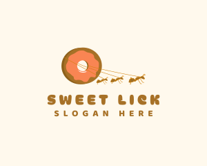 Ants Sweet Donut logo design