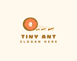 Ants Sweet Donut logo design