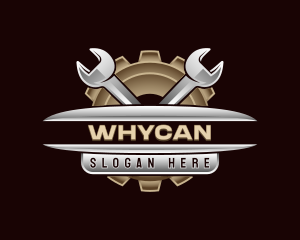 Wrench Industrial Mechanic Logo