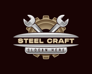 Industry - Wrench Industrial Mechanic logo design
