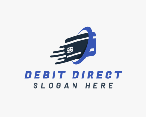 Debit - Fast Credit Card logo design