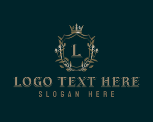 Luxurious - Deluxe Royal Crown logo design