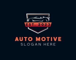 Vehicle - Racing Car Vehicle logo design