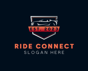 Rideshare - Racing Car Vehicle logo design